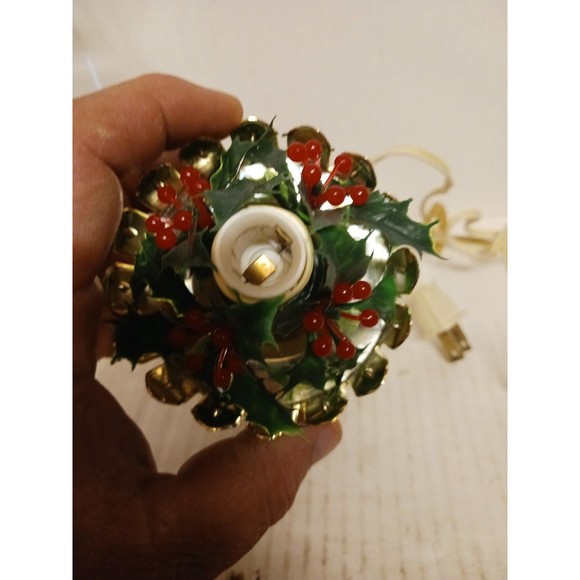 VINTAGE NOMA ILLUMINATED HURRICANE LAMP IN BOX 1989 - Picture 5 of 6